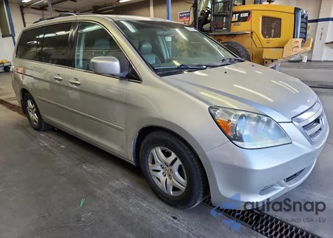 2007 Honda Odyssey Exl from USA, damaged, VIN 5FNRL387X7B094448